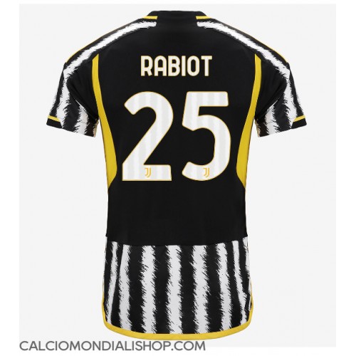 Maglie da calcio Juventus Adrien Rabiot #25 Prima Maglia 2023-24 Manica Corta